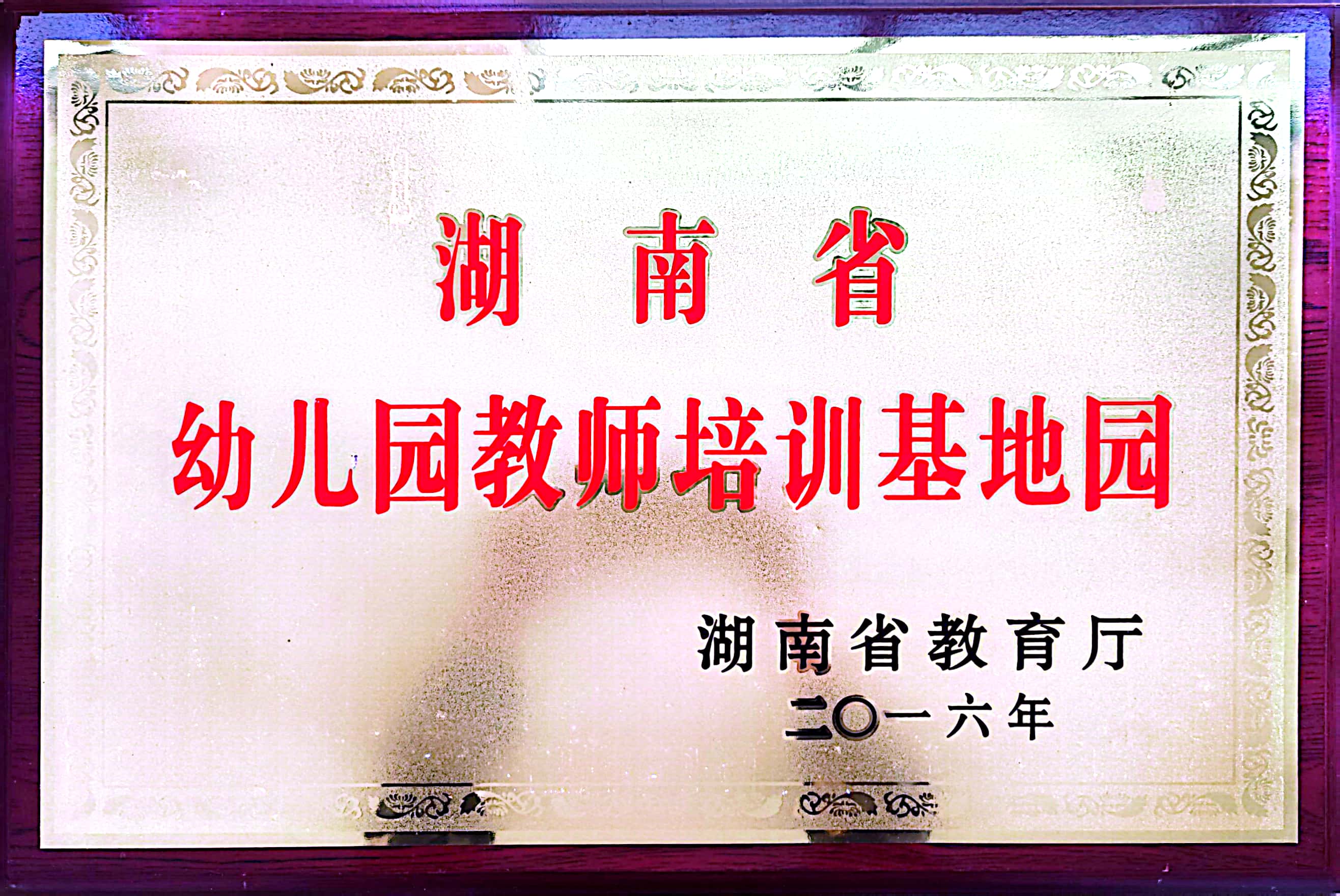 湖南省幼儿园教师培训基地园